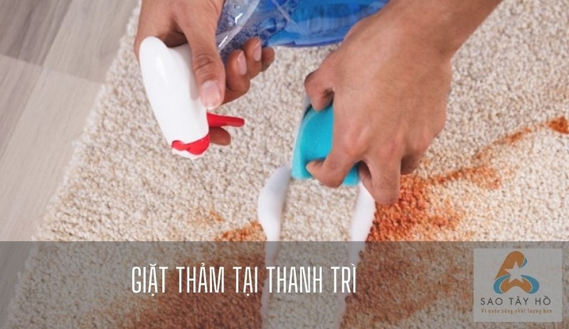 dịch vụ giặt thảm tại Thanh Trì