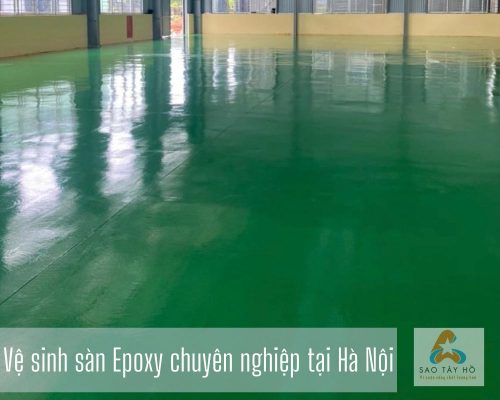 Phương pháp vệ sinh sàn Epoxy chuyên nghiệp tại Hà Nội