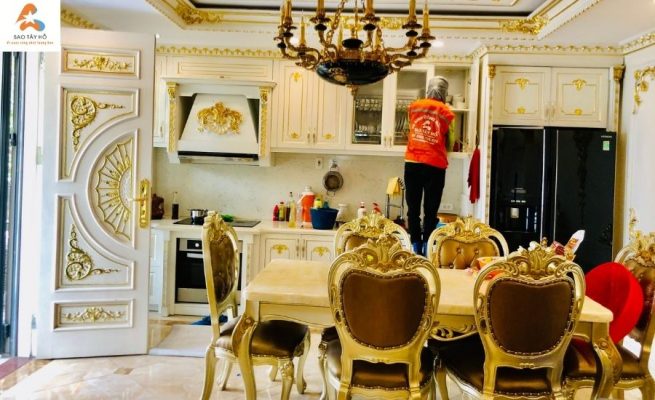 dịch vụ vệ sinh lâu đài, biệt thự Villa, nhà ở cao cấp