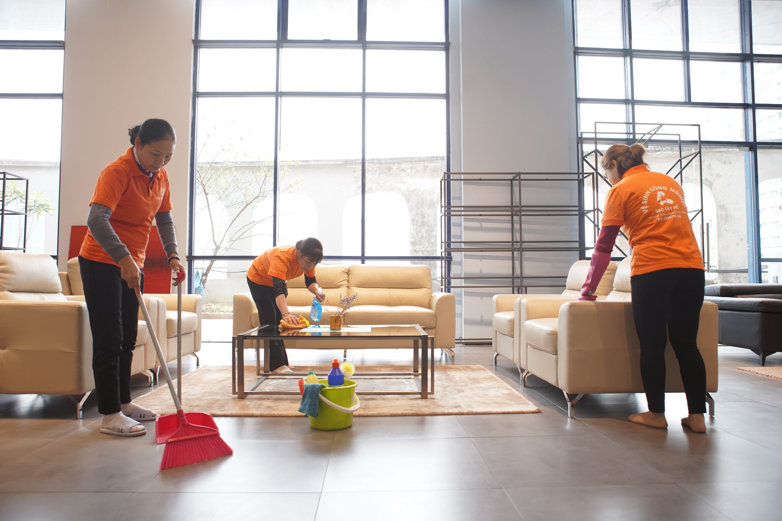 Vệ sinh sau xây dựng