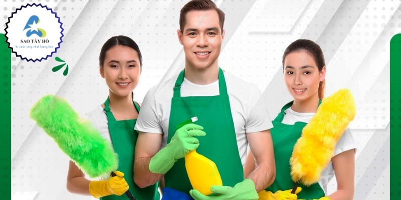 Các dịch vụ vệ sinh công nghiệp tại Đống Đa của Sao Tây Hồ