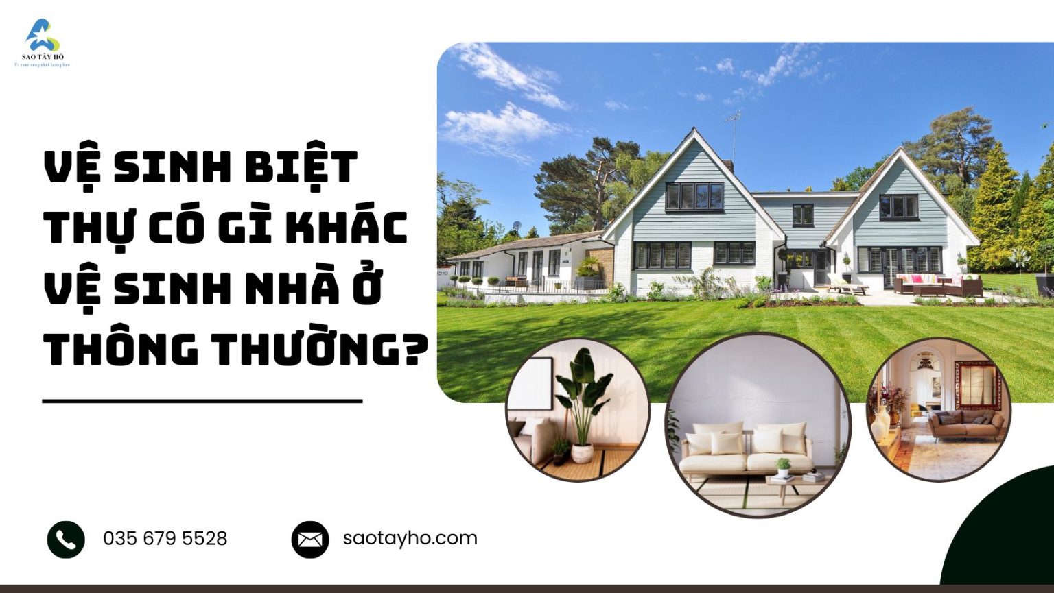 Vệ sinh biệt thự