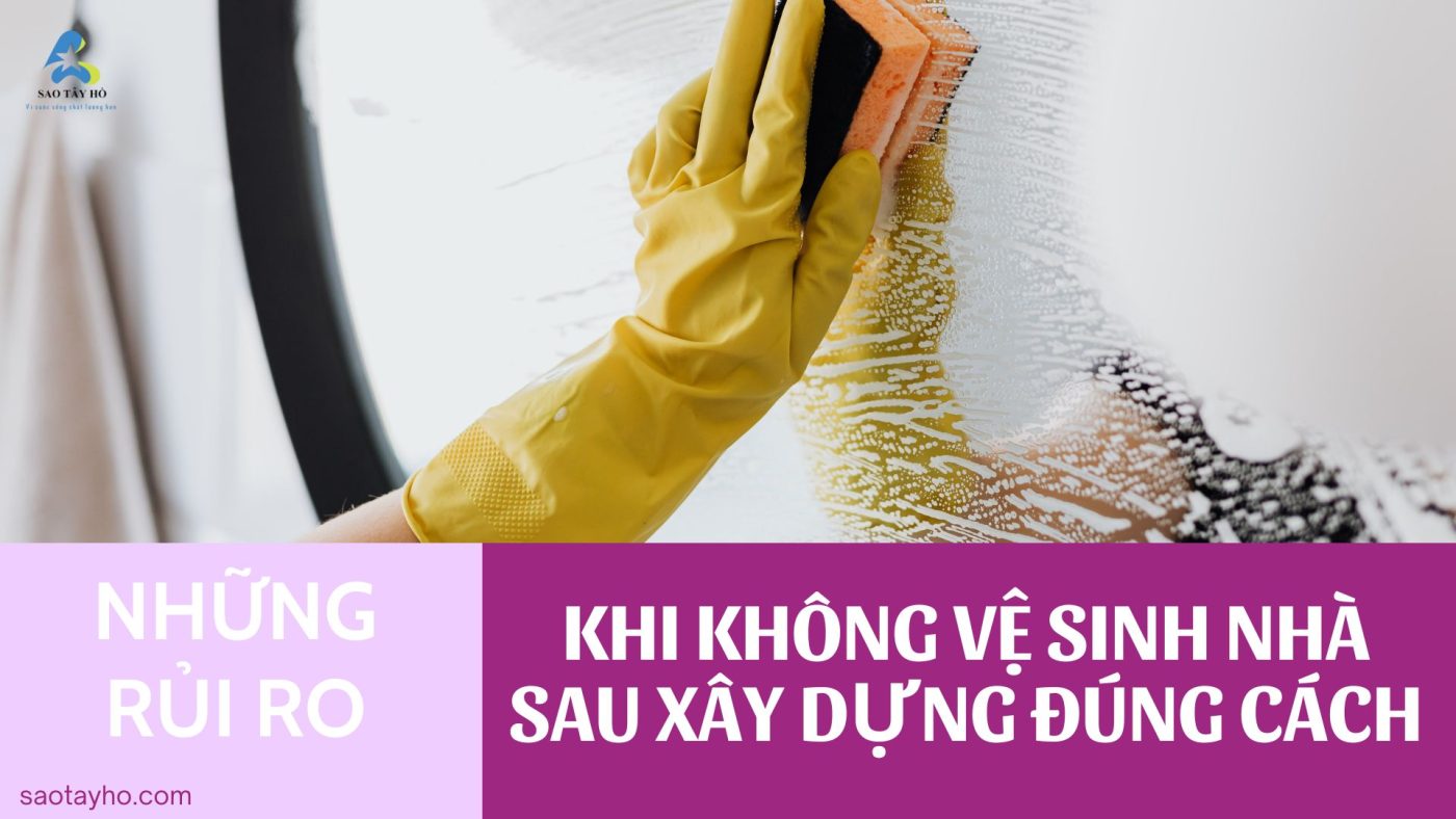 Vệ sinh sau xây dựng