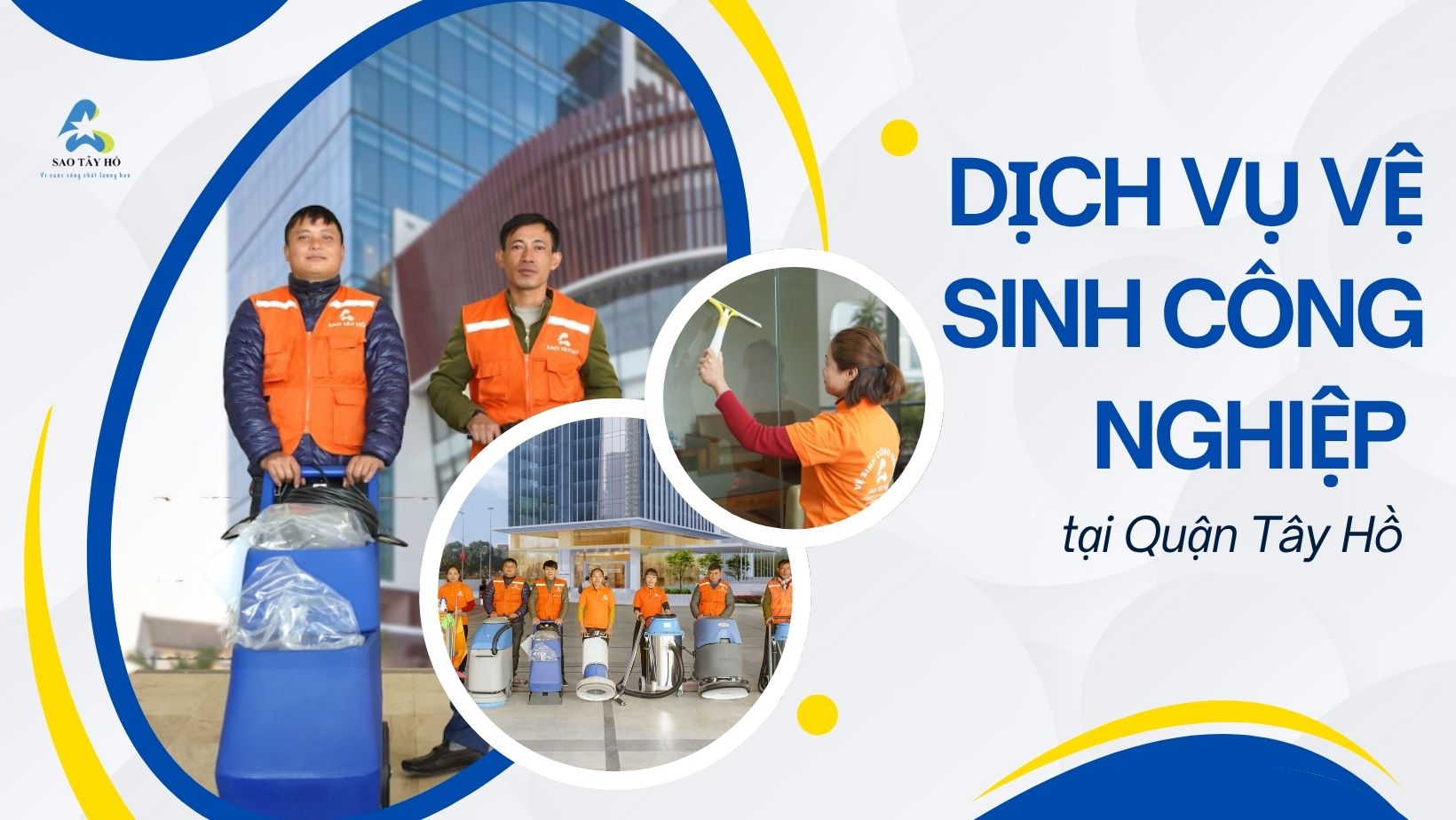 vệ sinh công nghiệp tại Quận Tây Hồ