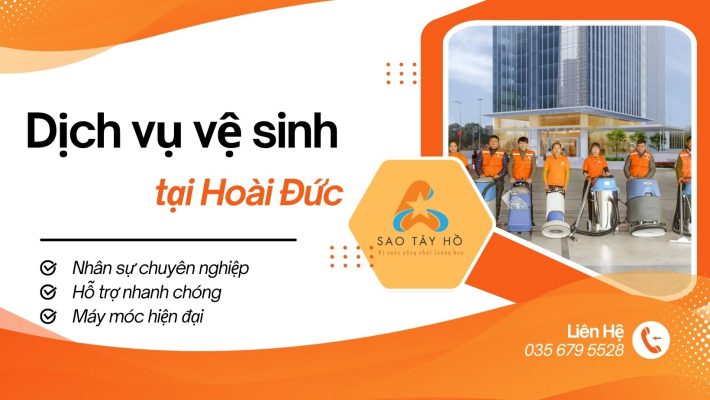 Vệ sinh công nghiệp tại Hoài Đức